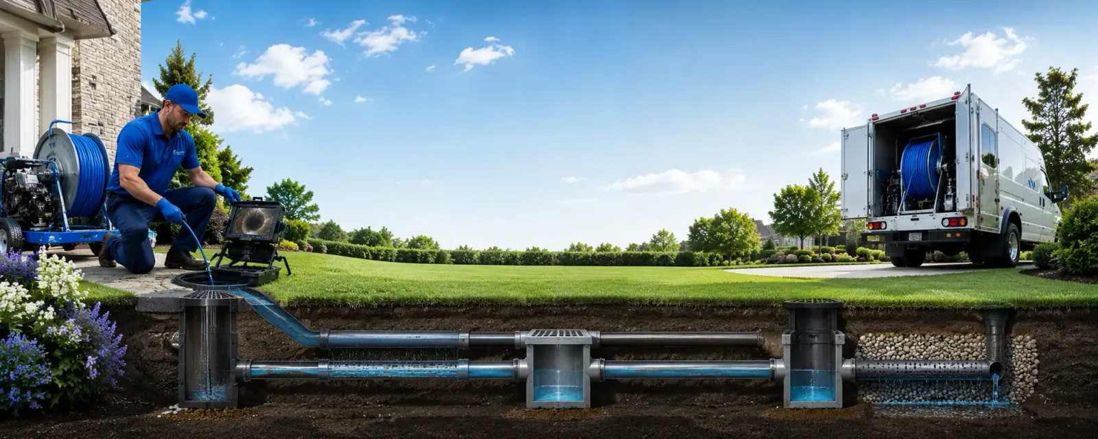 Outdoor drain cleaning information for Christiana, PA